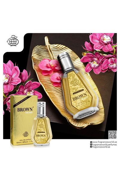 Fragrance World Brown Orchid Gold Edition, Eau de Parfum, Unisex, 50 ml, 50 ml