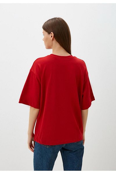 woonkey Women's Oversize Love Printed Crew Neck New Season T-Shirt
