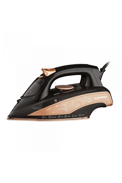 ALBATROS Fier de calcat Albatros Rosa 3000W Talpa cu Invelis Ceramic