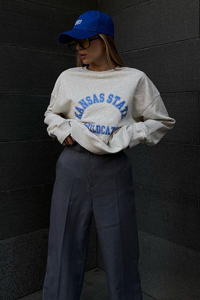 Madmext Mad Girls Karmelange-Sweatshirt MG1217