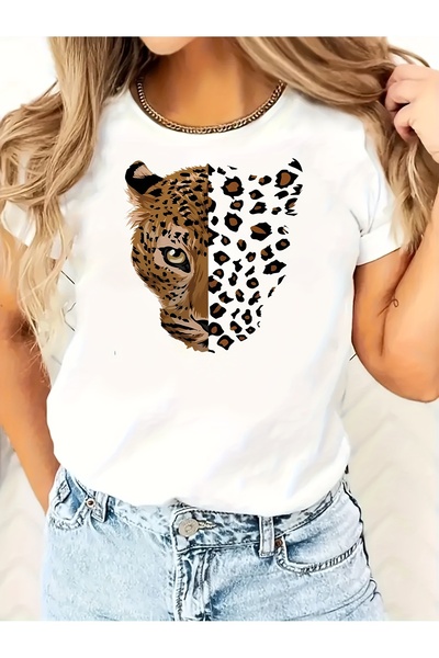 Lider Leather Μπλουζάκι Unisex με στάμπα, Κανονική εφαρμογή, Ύφασμα βαμβάκι-π...