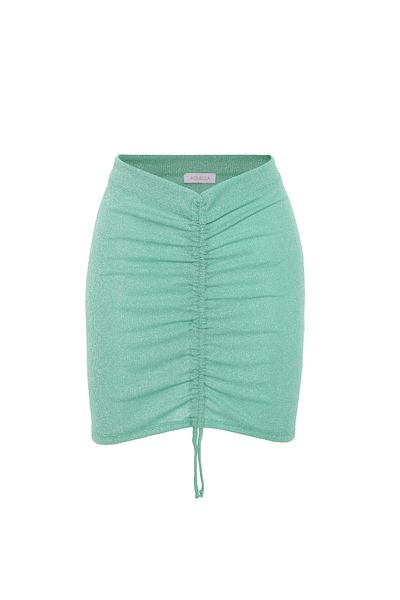 AQUELLA Lurex Glitter Mint Green Skirt