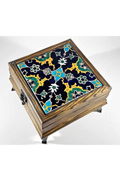 Çini Evi صندوق خشبي للساعات والمجوهرات