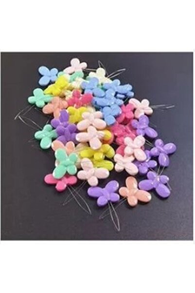Set Dikiş Makineleri İPLİK GEÇİRME APARATI KELEBEK DESENLİ (8 RENK MİX)