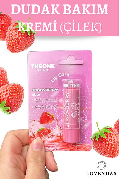 Lovendas Strawberry Lip Balm Lip Care Cream Balm