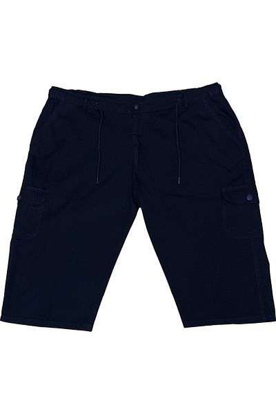 Surco Plus Size Slim Cargo Pocket Bermuda Shorts
