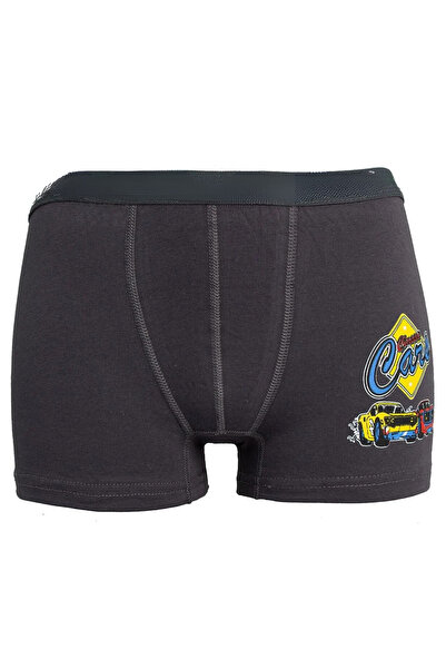 BUTİK1AVM Erkek Çocuk Boxer Pamuklu 6 Adet Karışık Renkli Likralı Rahat Lastik