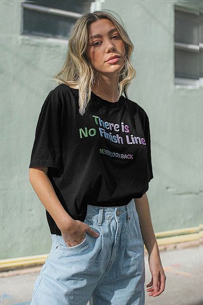 Madmext Černé tričko Mad Girls Mg946