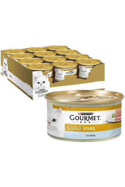 Pro Plan Purina Gourmet Gold Kıyılmış Ton Balığı Etli Kedi Konservesi 85 gr X...