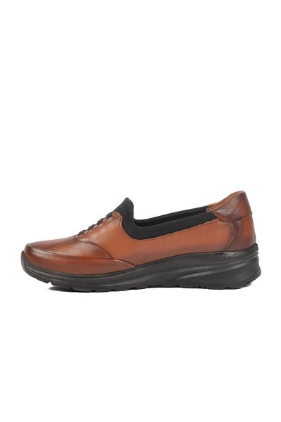 AYAKMOD Tan Genuine Leather Women's Casual Shoes 0044 Z