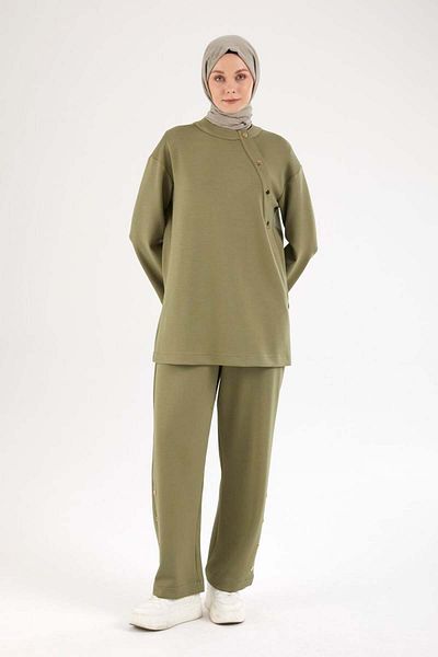 Armine TREND Double Suit with Collar Button Detail and Trousers
