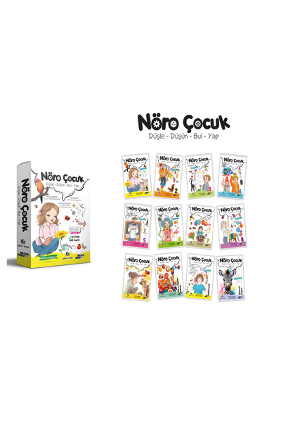 Eğiten Kitap Nöro Çocuk Eğitim Seti & Düşle - Düşün - Bul - Yap
