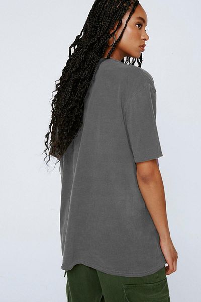 Madmext Geräuchertes bedrucktes Damen-T-Shirt Mg1767