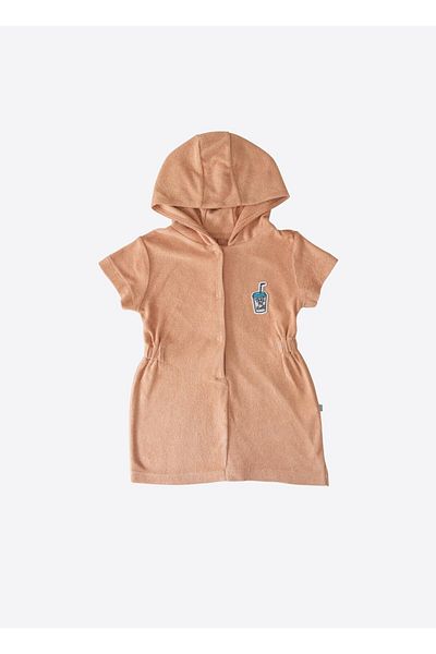 kitikate Organic Premium Girl Towel Beach Dress Cinnamon
