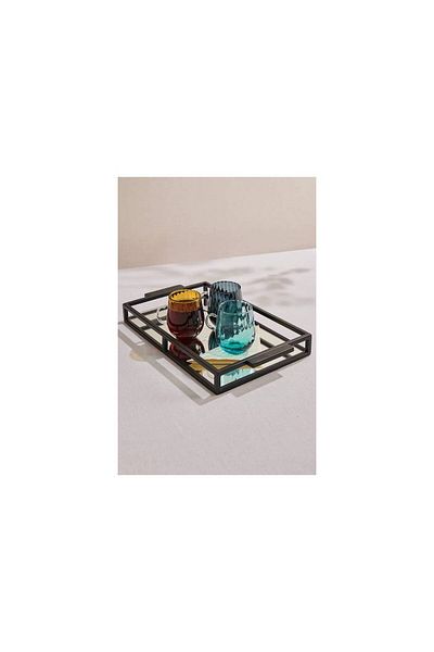 Paşabahçe Metal Rectangular Tray 26 X 45 cm