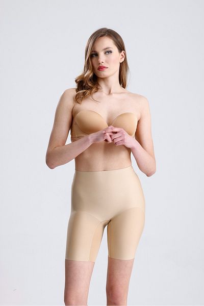 Magic Form Non-Flattening Laser Cutting Corset |   Silicone Banded, Non-Marking, under Evening Dress Corset
