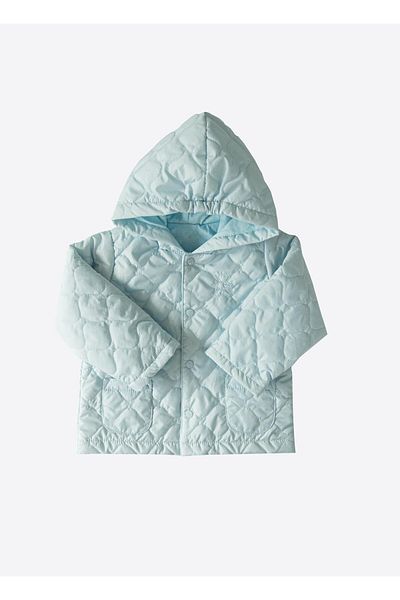 kitikate Capella Quilted Coat Blue