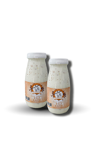 GALANTE FARM Keçi Kefir Keten Tohumlu 250ml*2 Adet / Goat Kefir With Flax Seeds