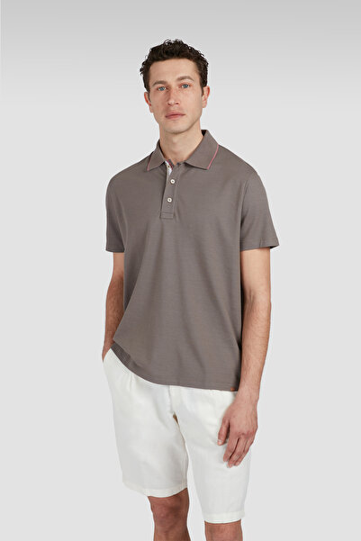 PAUL&SHARK COTTON LYOCELL POLO SHIRT WITH BUTTONS