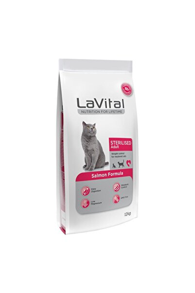 LaVital Lavital Sterilised Somonlu 12 Kg Kısır Kedi Maması Salmon Sterilised ...
