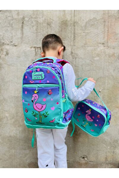 Çanta Trend Beba Flamingo Sa deznom Mint-Purple Devojčica Učenica Osnovne Ško...