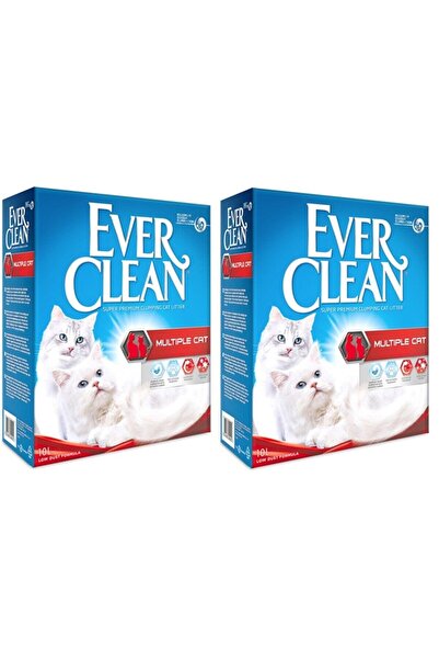 Ever Clean Multiple Cat Çoklu Kullanıma Uygun Kedi Kumu 10 L (2 ADET)
