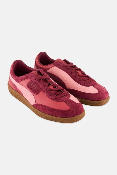 Puma Puma X Palomo Men Palermo Palomo Lace Up Outdoor Sneakers, Maroon