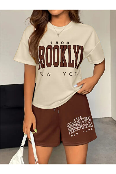 Machetta Unisex Printed T-Shirt and Shorts Bottom Top Set