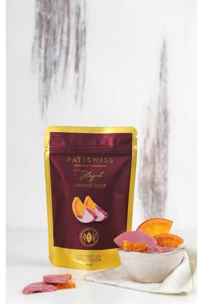 Patiswiss Glazed Ruby Çikolatalı Portakal Dilimi, 80g