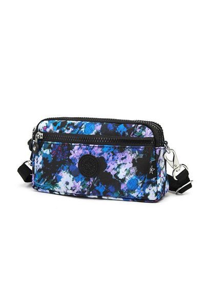 SMART BAGS SMARTBAGS MINI DIMENSIUNE KRINKIL FEMEIE GEANTĂ CROSSBODY 2022-1112 PRINT ALBASTRU