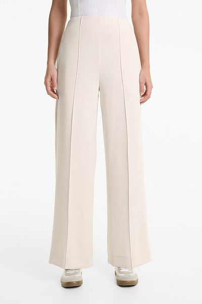 Oysho Straight-leg trousers with modal and crease