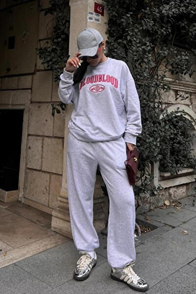 Madmext Karmelange kerékpáros nyakú alsó felső tréningruha MG2213