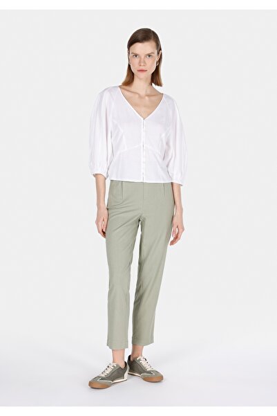 Colin's Slim Fit Kadın Beyaz Gömlek