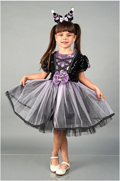 diamondstar Βραδινό φόρεμα για πάρτι γενεθλίων Kuromi Crown Ηλικία 3/10