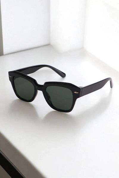 MACERATİ Ogıyani Black Unisex Vintage Sunglasses