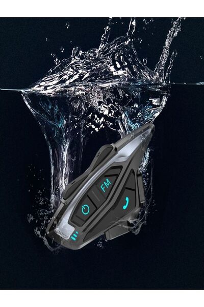 ÇELİKWORK Motosiklet Kask Kulaklığı – 2 Kişi 1KM İnterkom, Gürültü Engelleme, Müzik Paylaşımı, RGB, Wireless