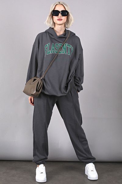 Madmext Σετ αθλητικής φόρμας Smoked Oversize printed Mg1561
