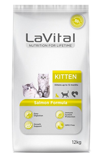 LaVital Lavital Kitten Somonlu Yavru Kedi Maması 12 Kg