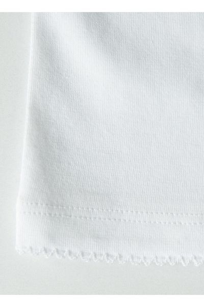 kitikate Organic Classic 3-Piece Girls Boxer White