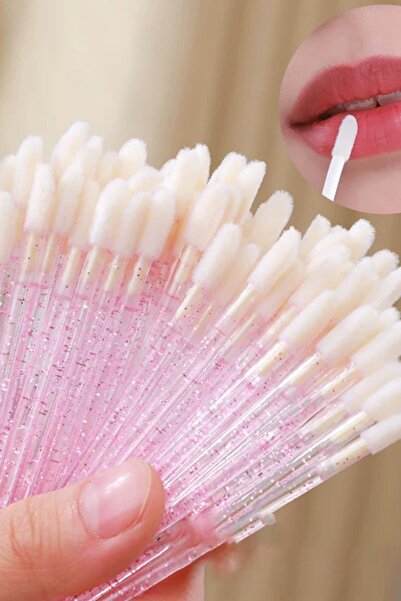 TAKIŞTIR Pembe Renk Sim Detaylı Ruj Sürme Çubuğu
