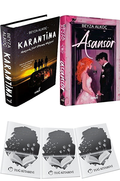İndigo Kitap Karantina 1 Ciltli ve Asansör Ciltli + Hediyeli