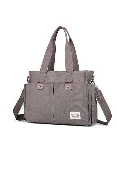 SMART BAGS Smartbags Canvas Fabric Women's Shoulder Bag 2022-1307 Damson