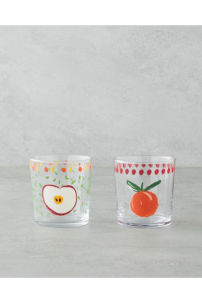 English Home Frucht Glass 2-Piece Glass 380 ml Colorful