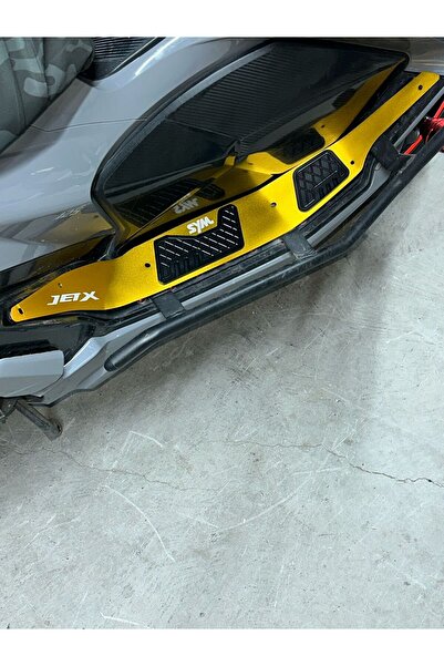 idragon Sym Aksesuar Jet X 125 Alüminyum Paspas (Sarı)
