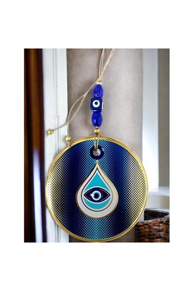 sesengo Ornament de perete cu mărgele cu model de picături de buline Decor de perete cu ochi