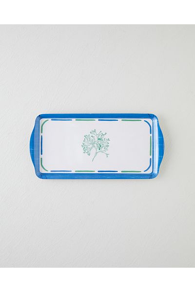 English Home Mariscopia Melamine Tray 37X18 cm Blue - Green