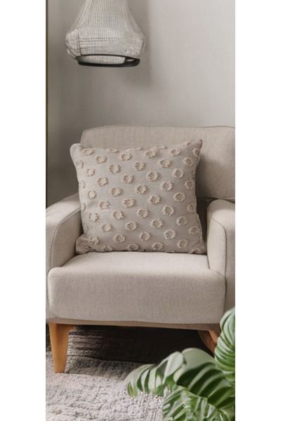 baladı home ev tekstil home collection față de pernă cu pompon dimensiune 40 x 40 centimetri (1 bucată) husă de pernă decorativă