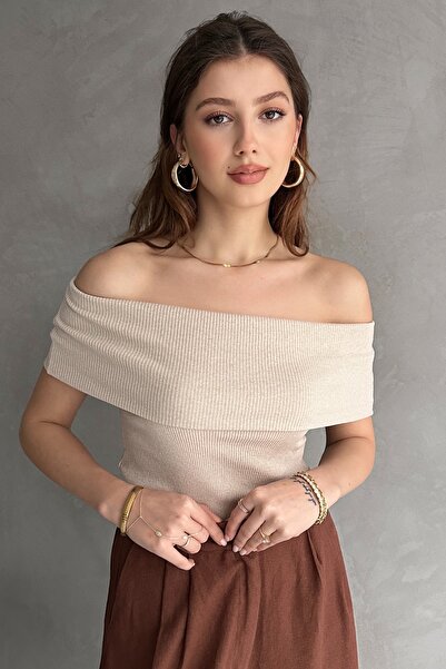 EYLANA Madonna Collar Sleeveless Camisole Bluz