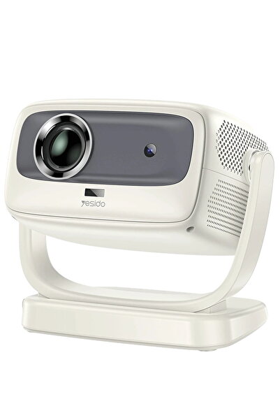 Yesido Kablosuz Taşınabilir 4K Destekli BT 5.1 720P Android Sistemli Sinema Hoparlörlü Projeksiyon Cihazı