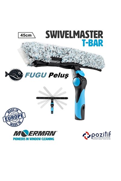 Moerman Cam Silme Aparatı 45 cm Peluş Takımı Moerman SWIVELMASTER FUGU Oynar ...